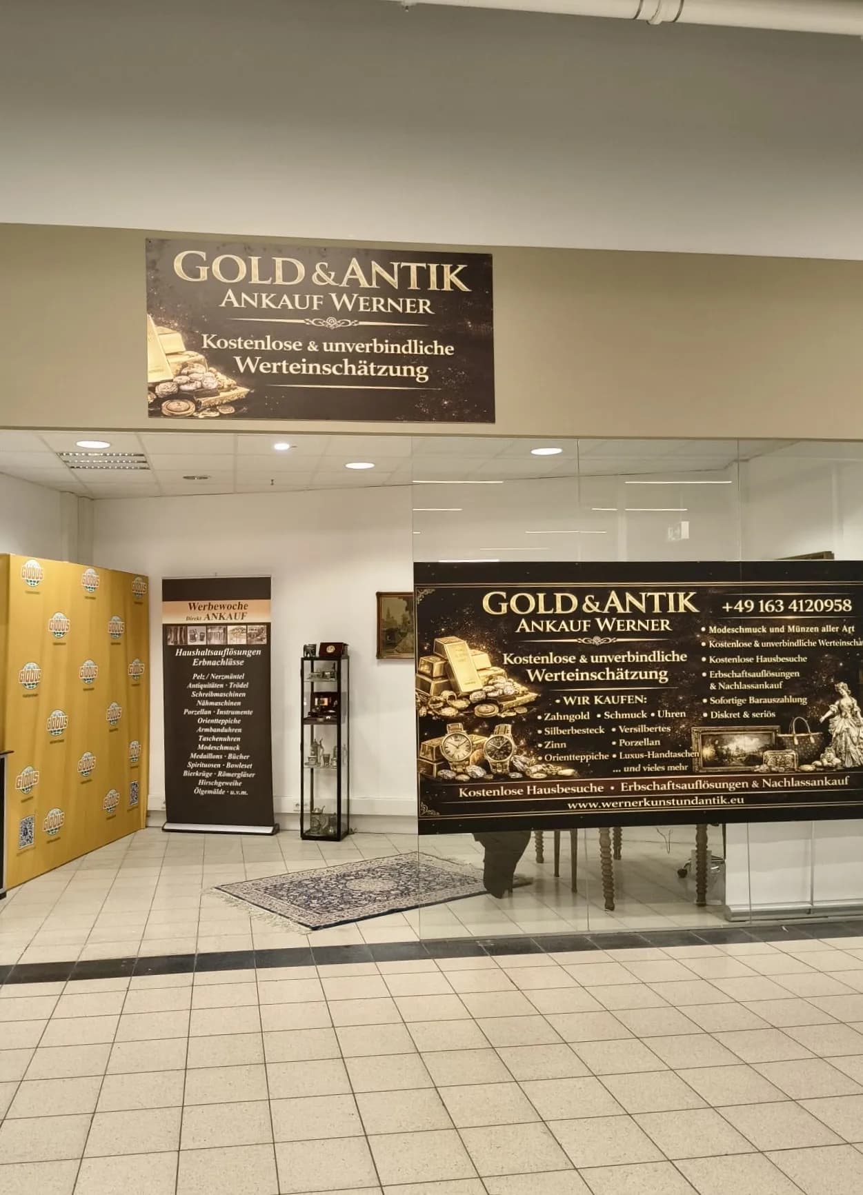Werner Goldankauf Geschäft im Globus Hattersheim – Gold & Antik Ankauf